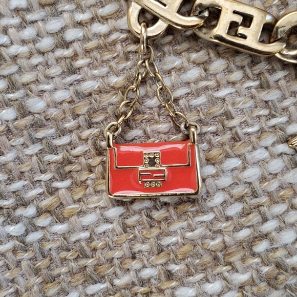 Authentic Vintage Fendi Baguette Charm Necklace - Picture 6 of 10